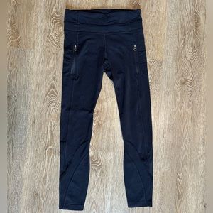 Lulemon, Size 4, Black, Mesh Detailed, Women’s Leggings